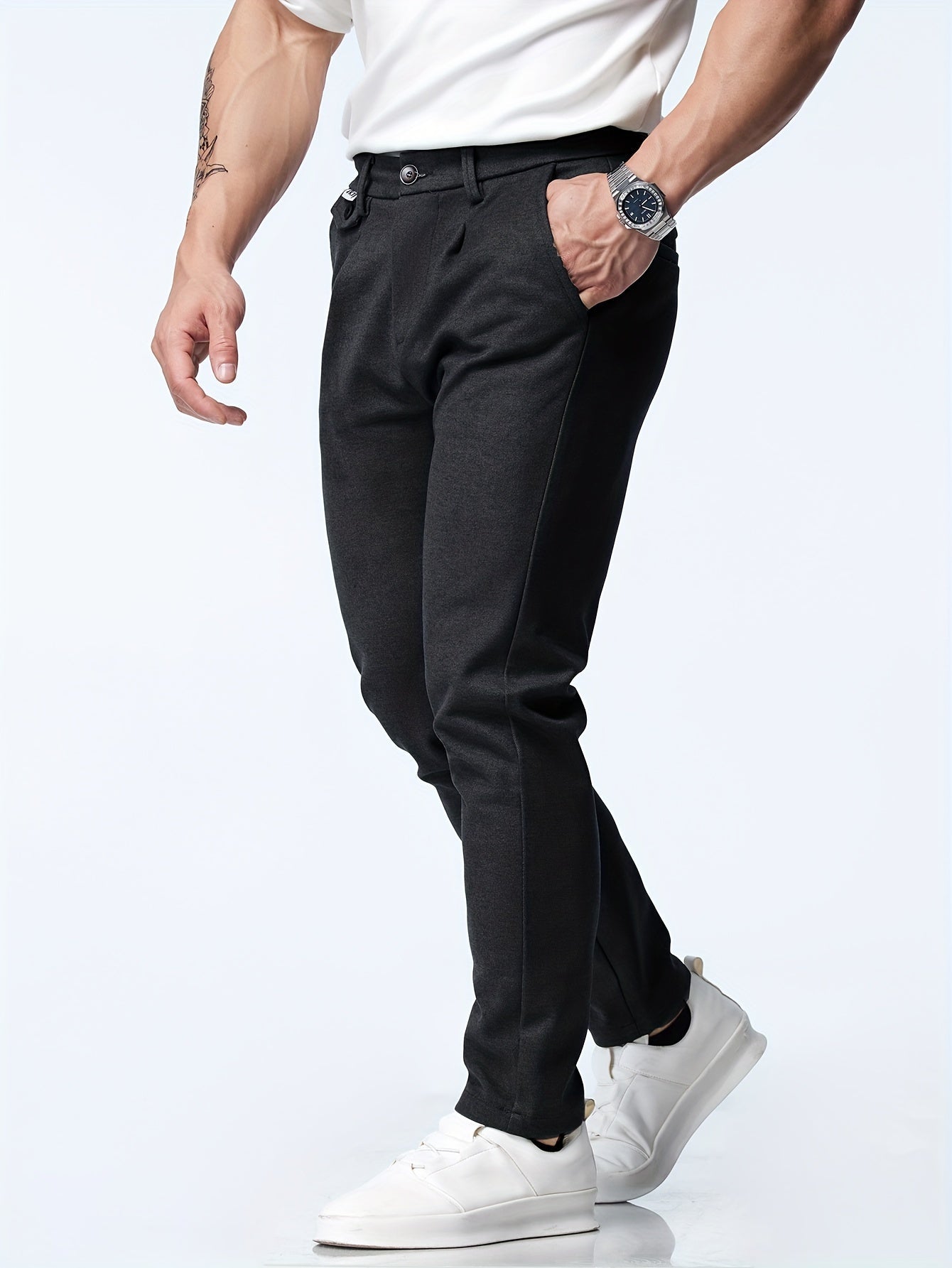 Herren Lässige Stretch Straight Hose