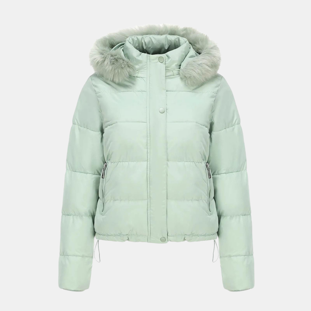 Damen Kapuze Wolljacke