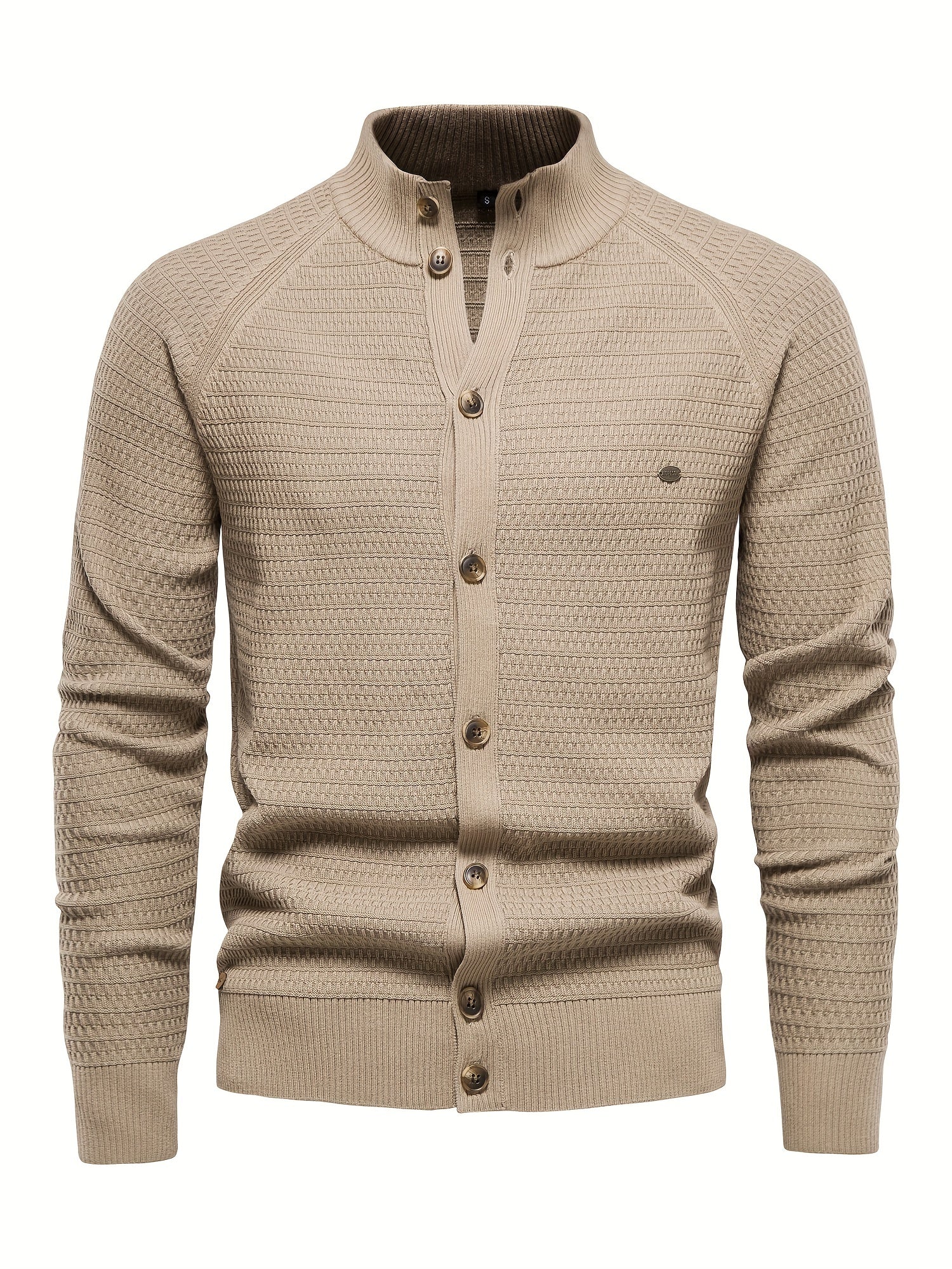 Herren Strickjacke im klassischen Design aus Baumwollmischung