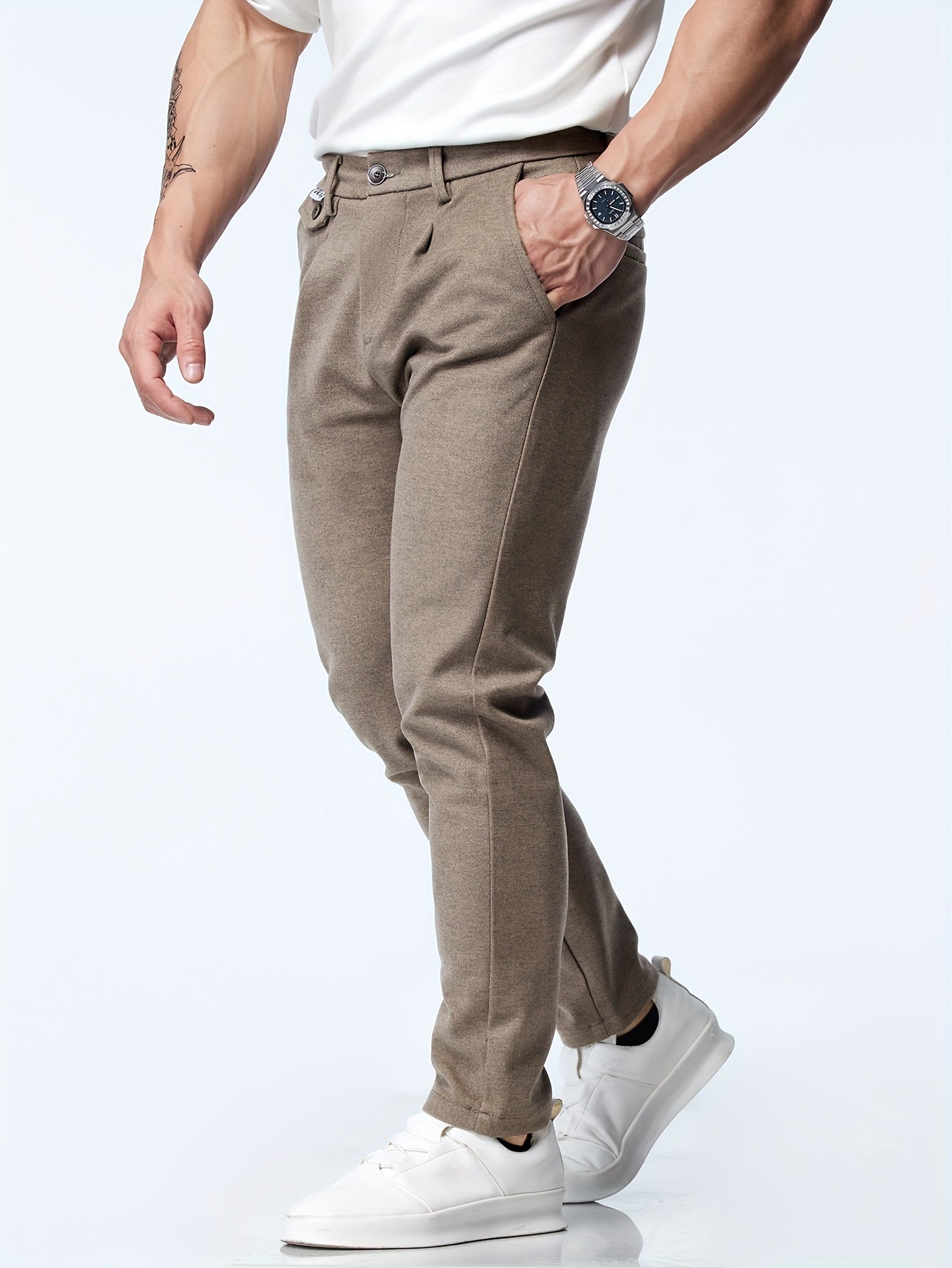 Herren Lässige Stretch Straight Hose