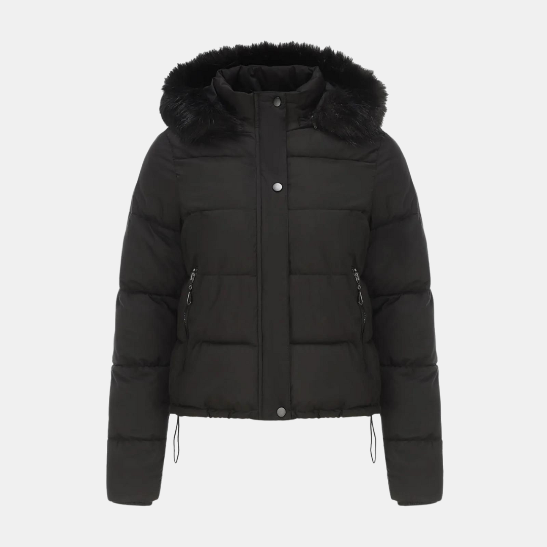 Damen Kapuze Wolljacke