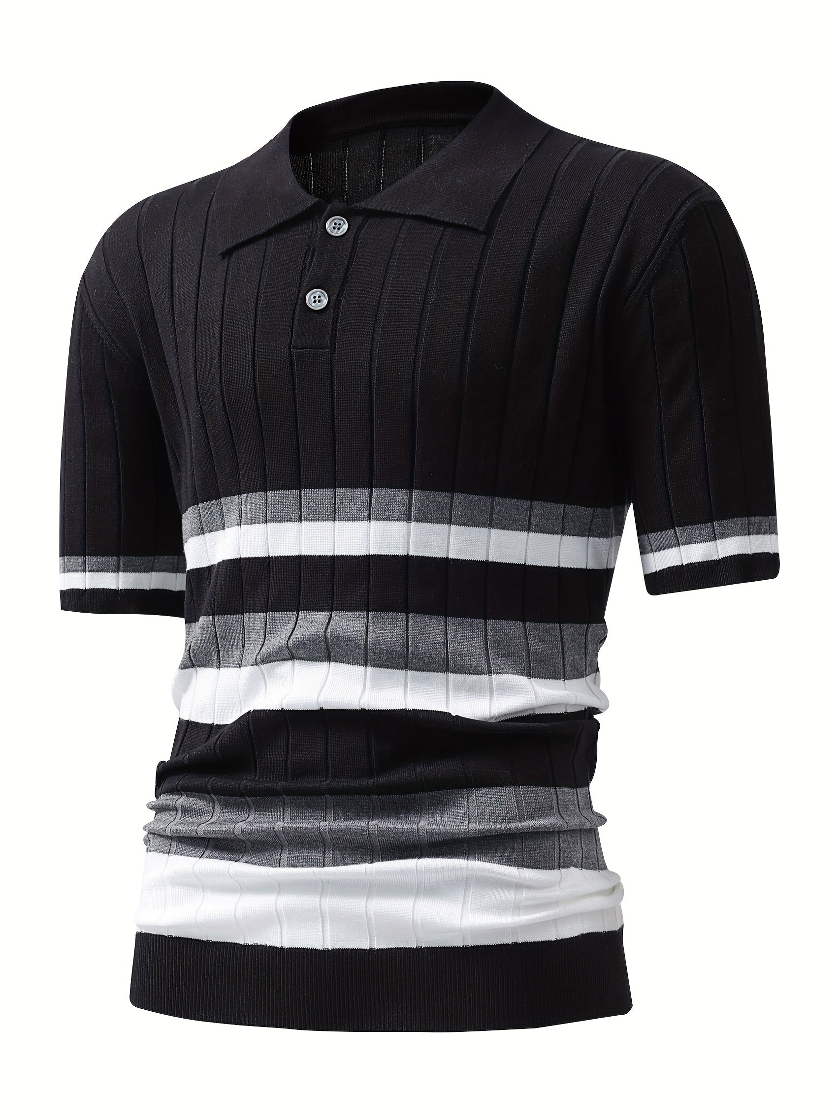 Elegantes Poloshirt mit Streifenmuster