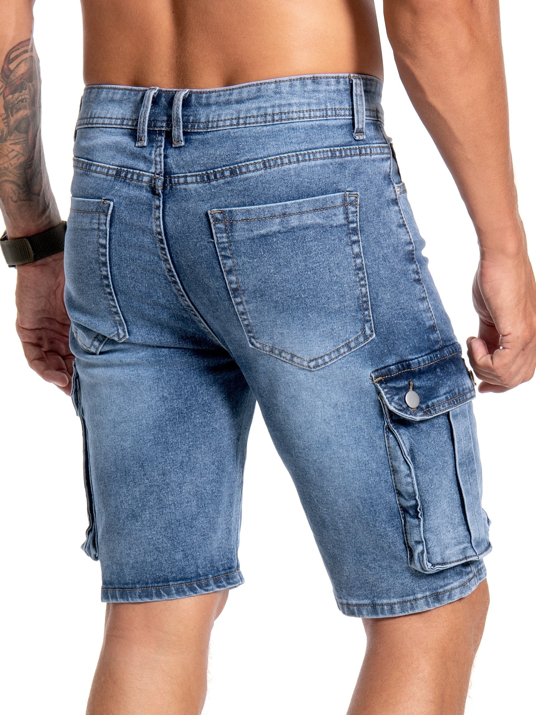 Denim Short mittlerer Stretch für Herren