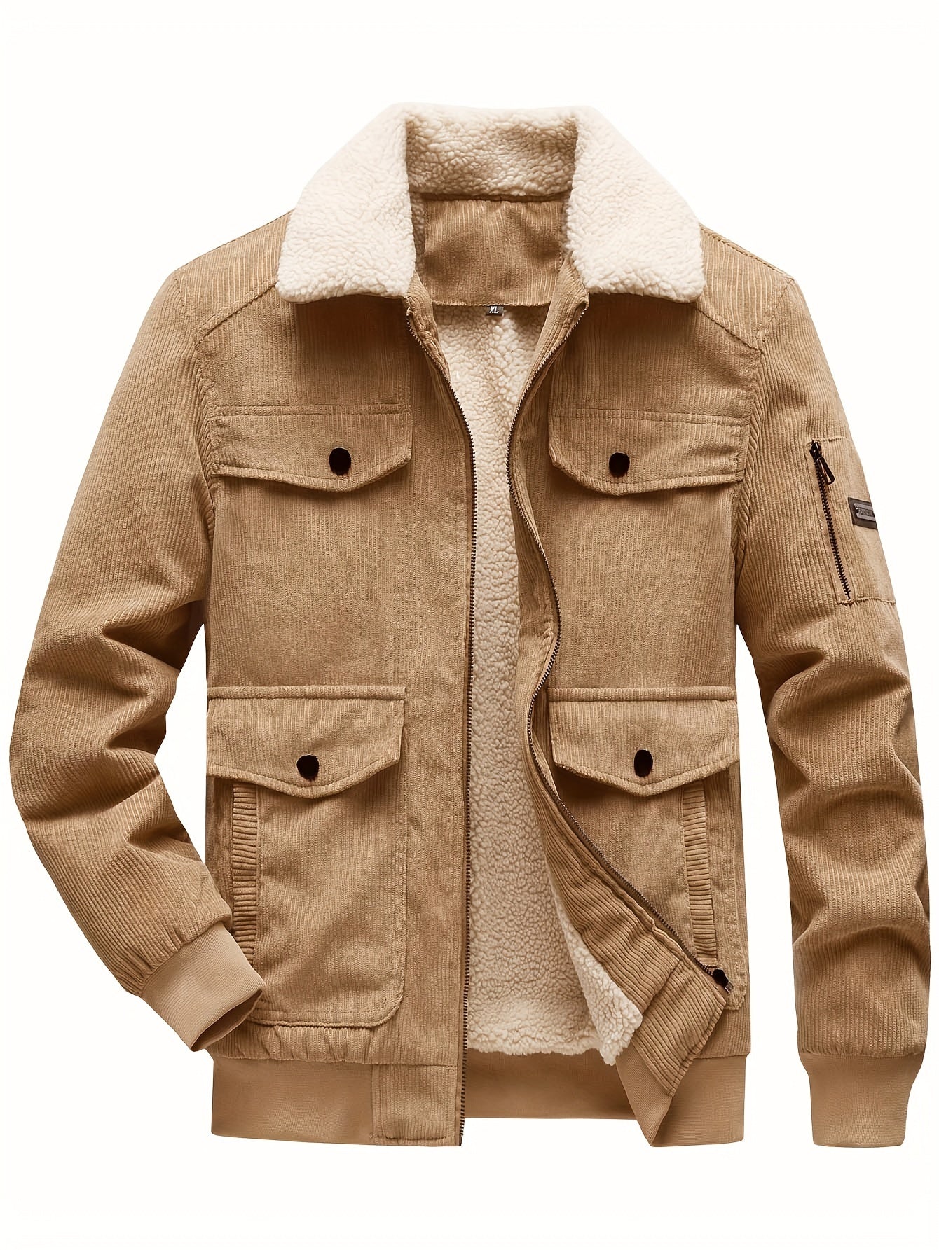 Cord Fleecejacke