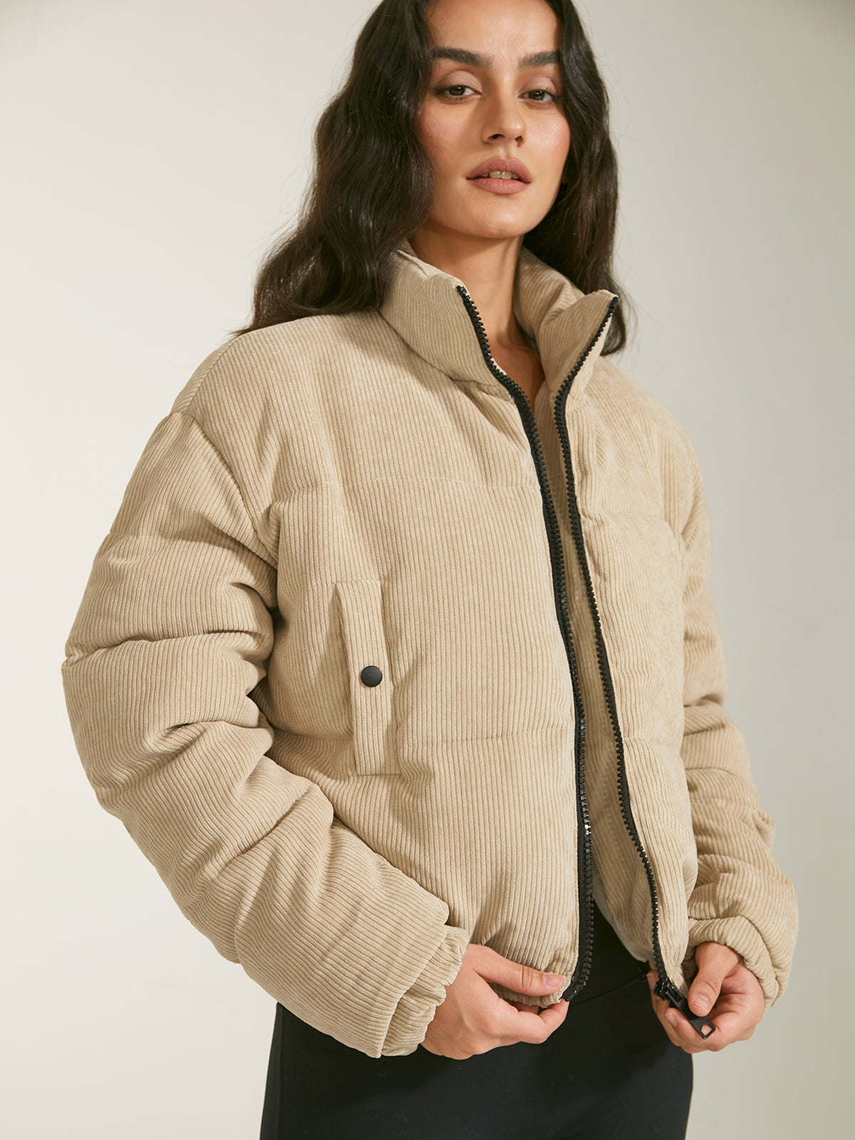 Beige Jacke für Damen