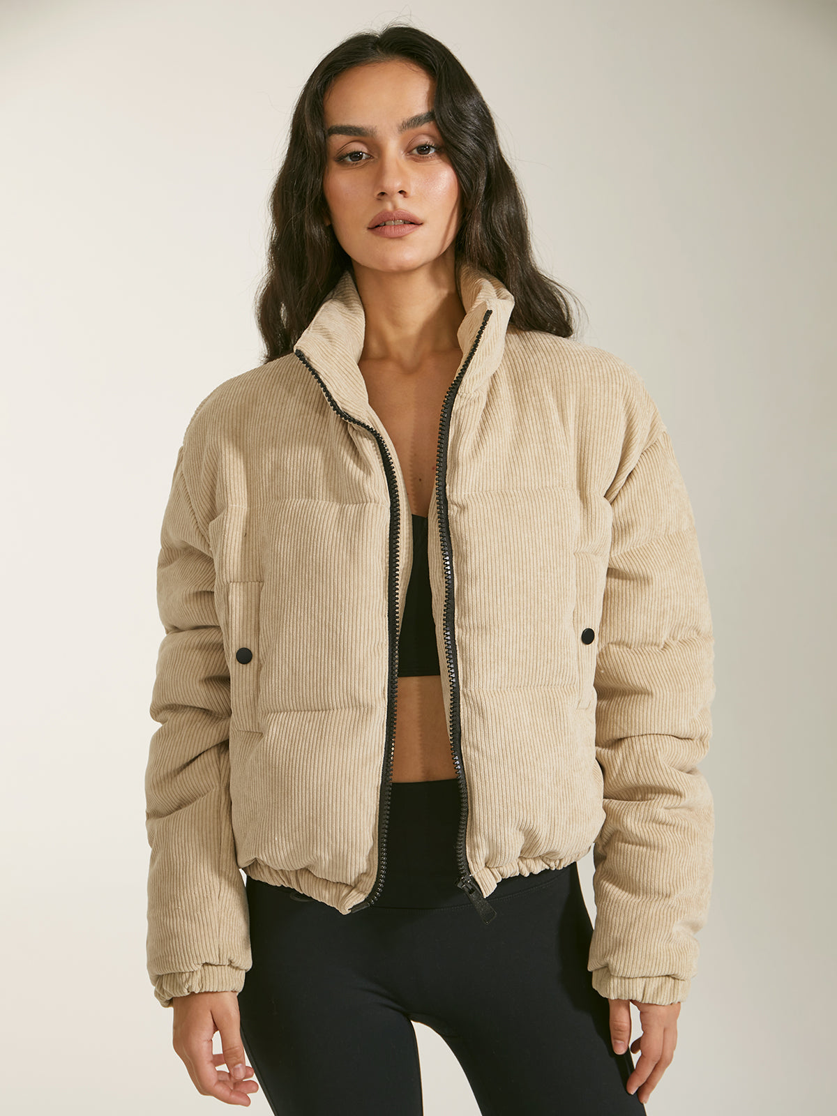 Beige Jacke für Damen