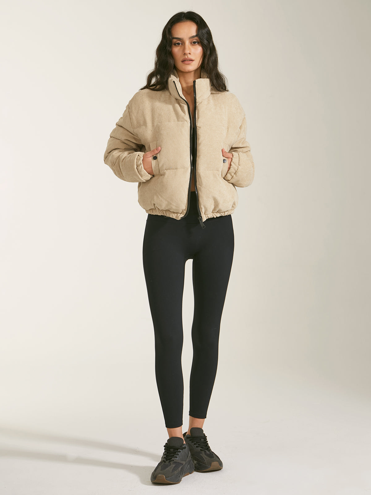 Beige Jacke für Damen