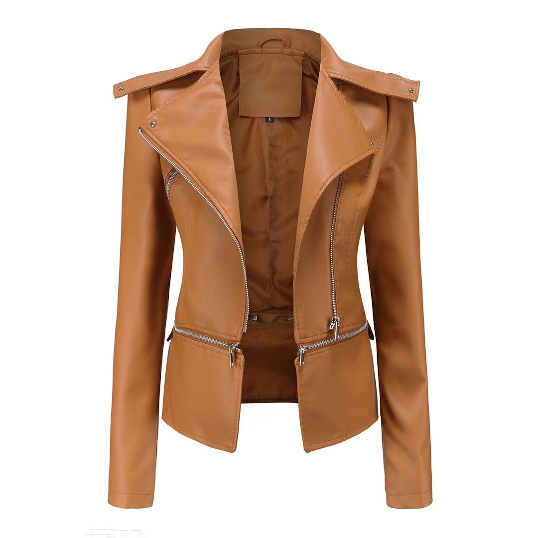 Stylische Lederjacke