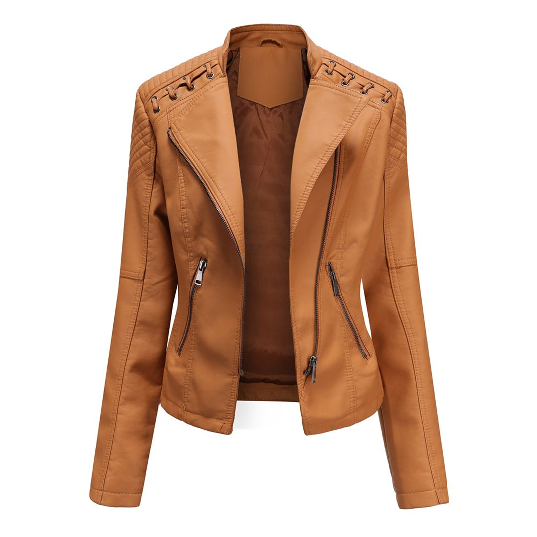 Stylische Lederjacke