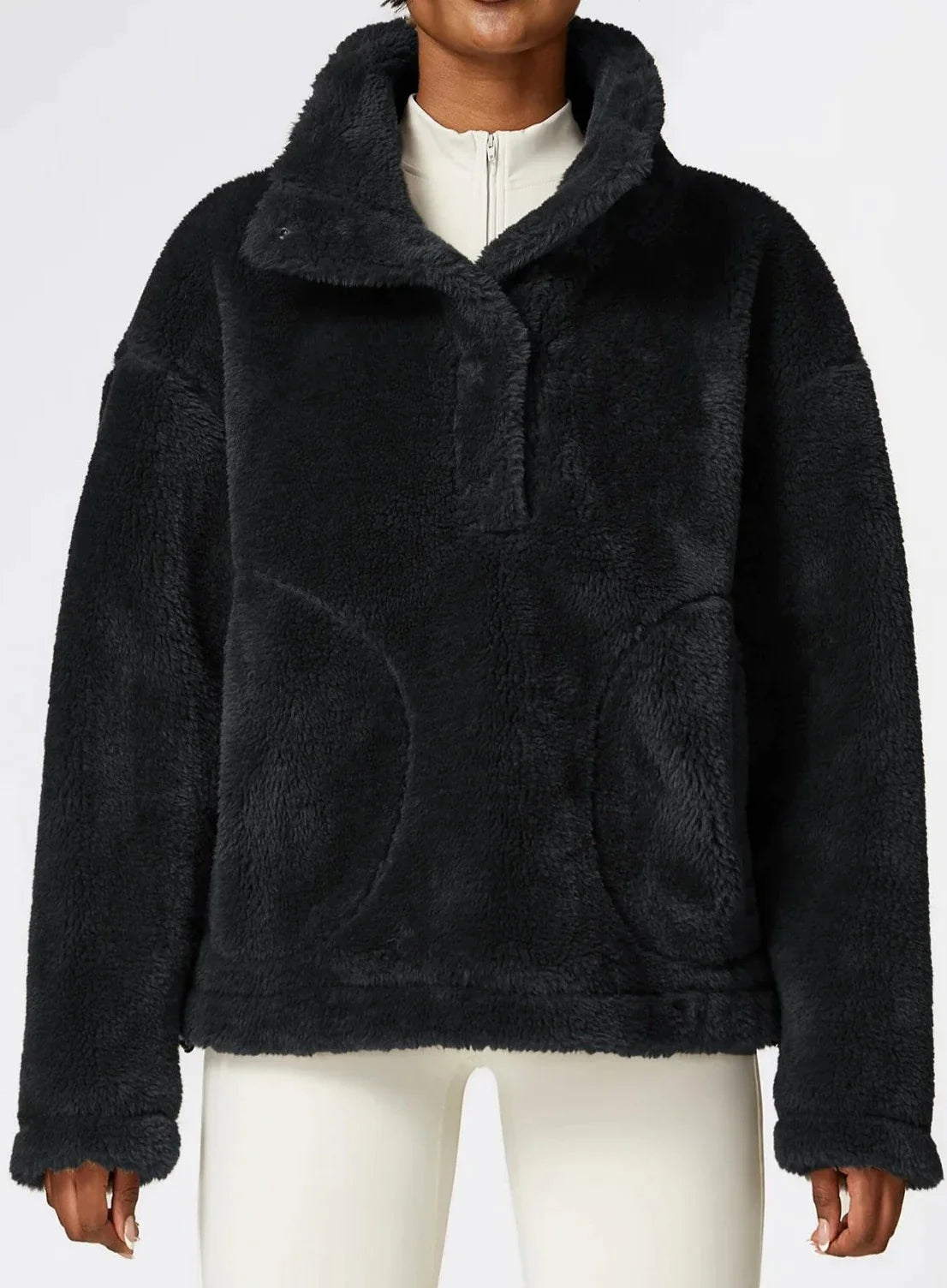 Flauschiges Fleece Sweatshirt