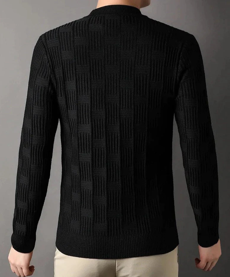 Lässiger Jacquard Pullover