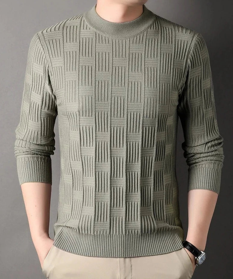 Lässiger Jacquard Pullover