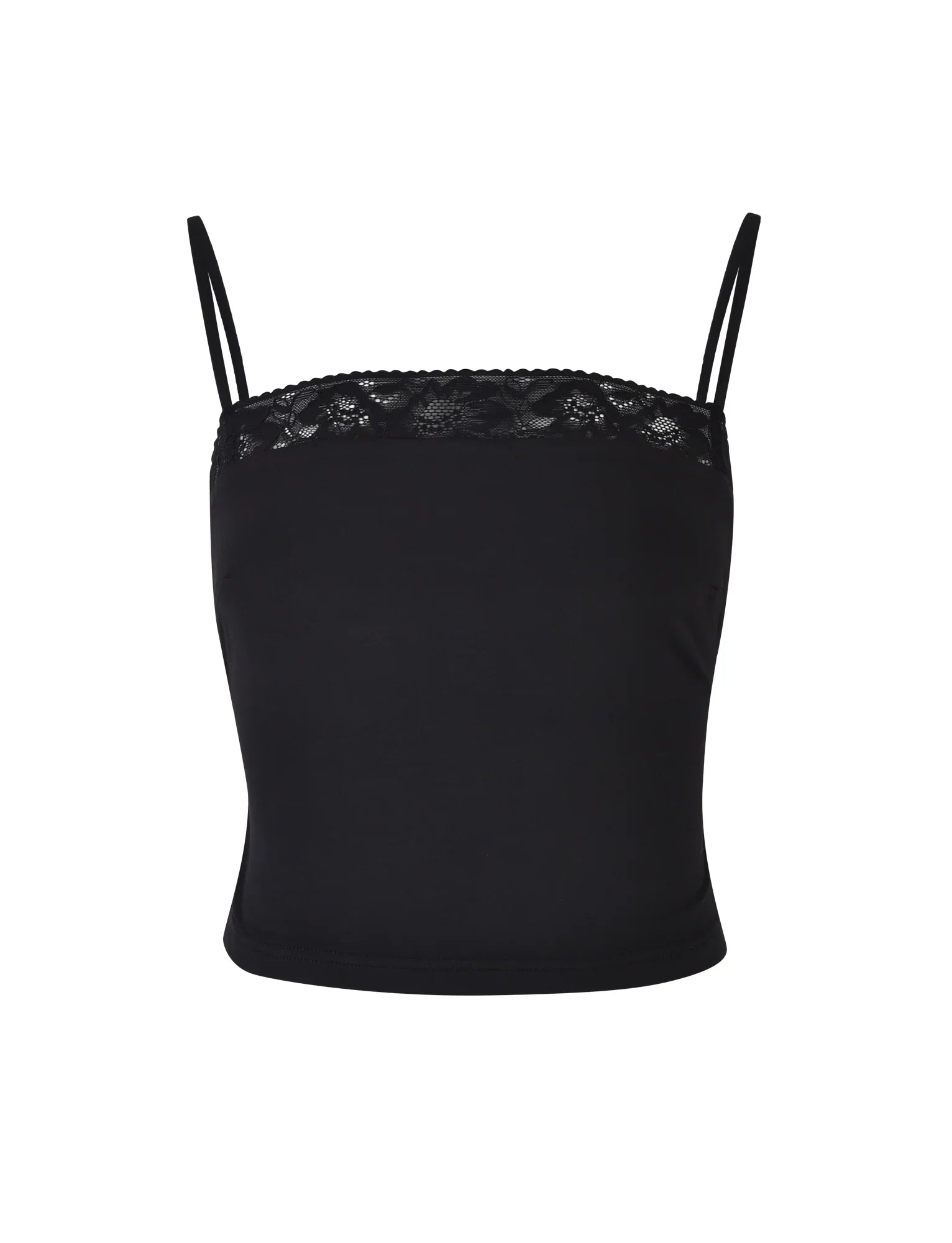 Stylisches schwarzes Crop Top mit Rock