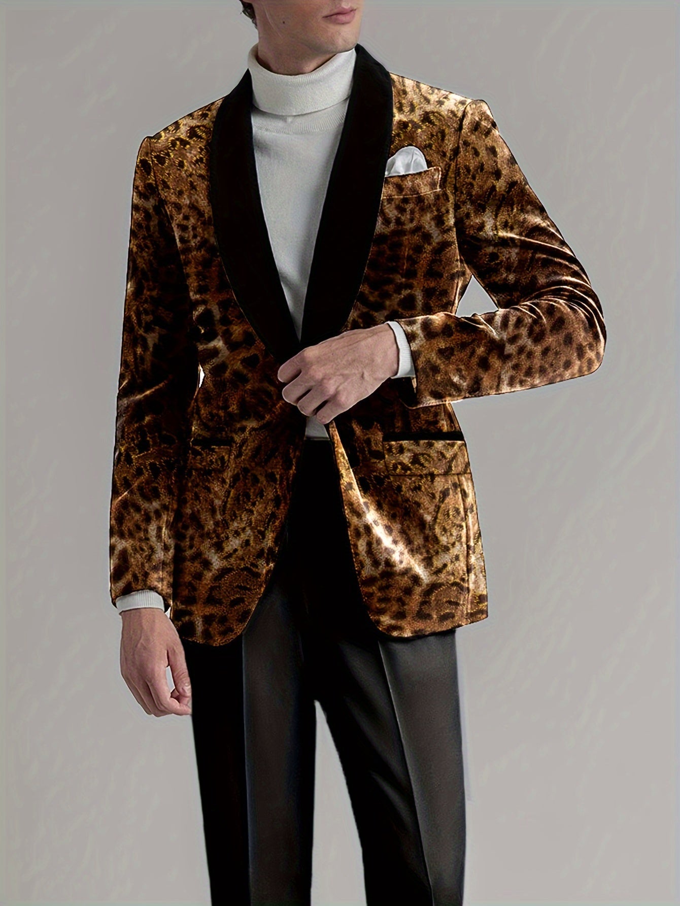 Blazer mit Leopardenmuster