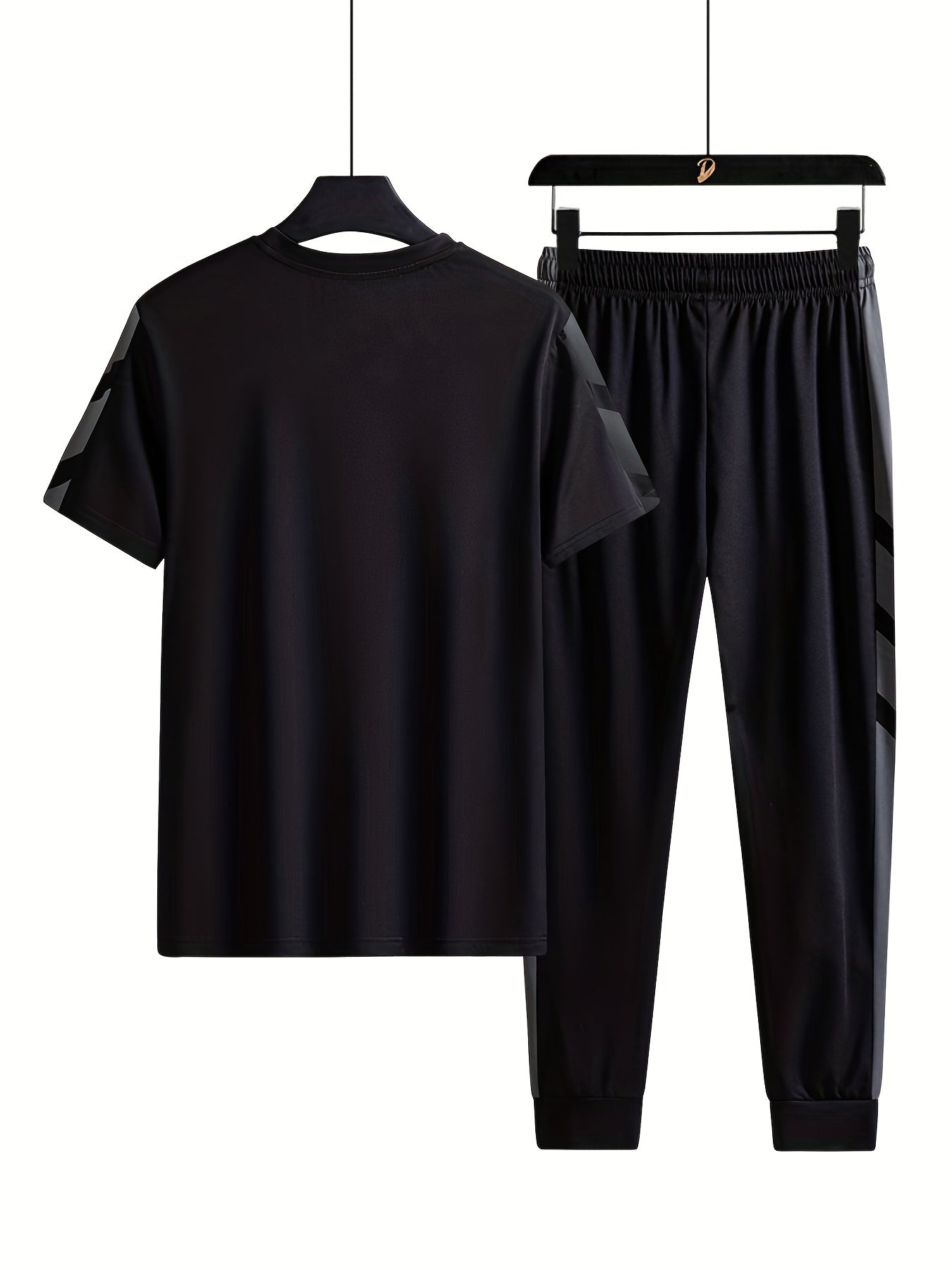 Kurzarm T-Shirt und Kordelzug Hose Set