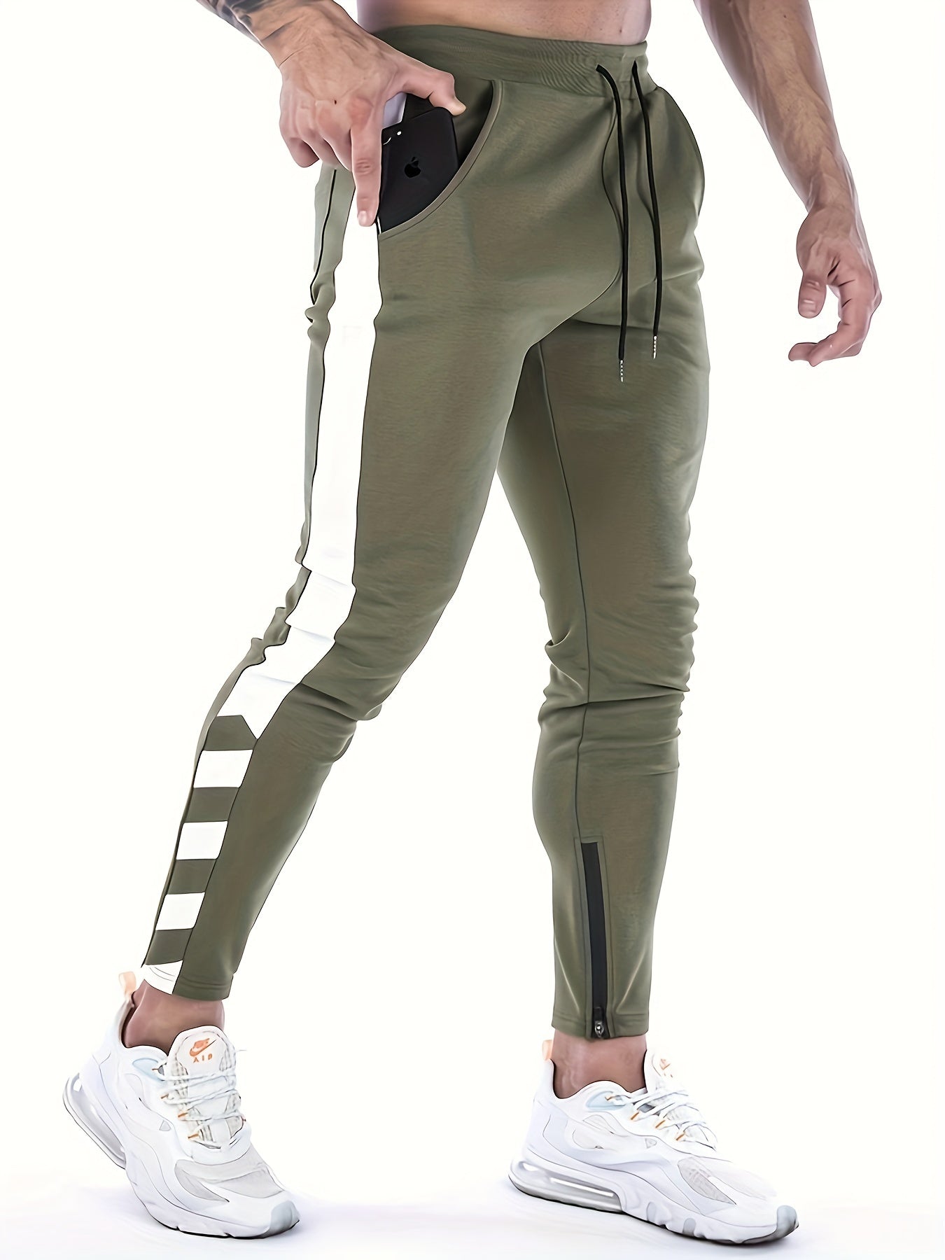 Lässige Sporthose mit Stretch Taille und Kordelzug