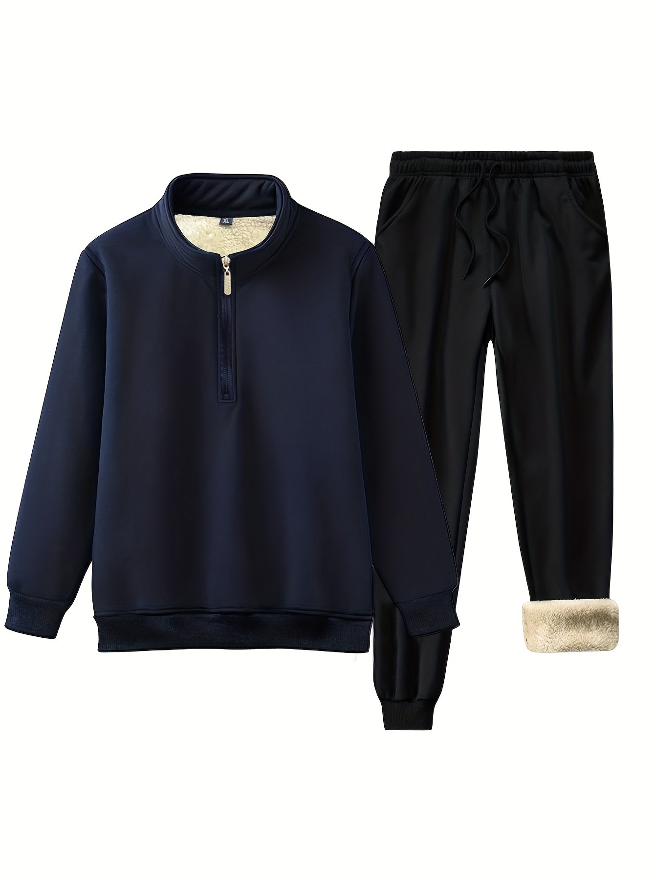 Lässiges Langarm Sweatshirt und Jogginghose Set