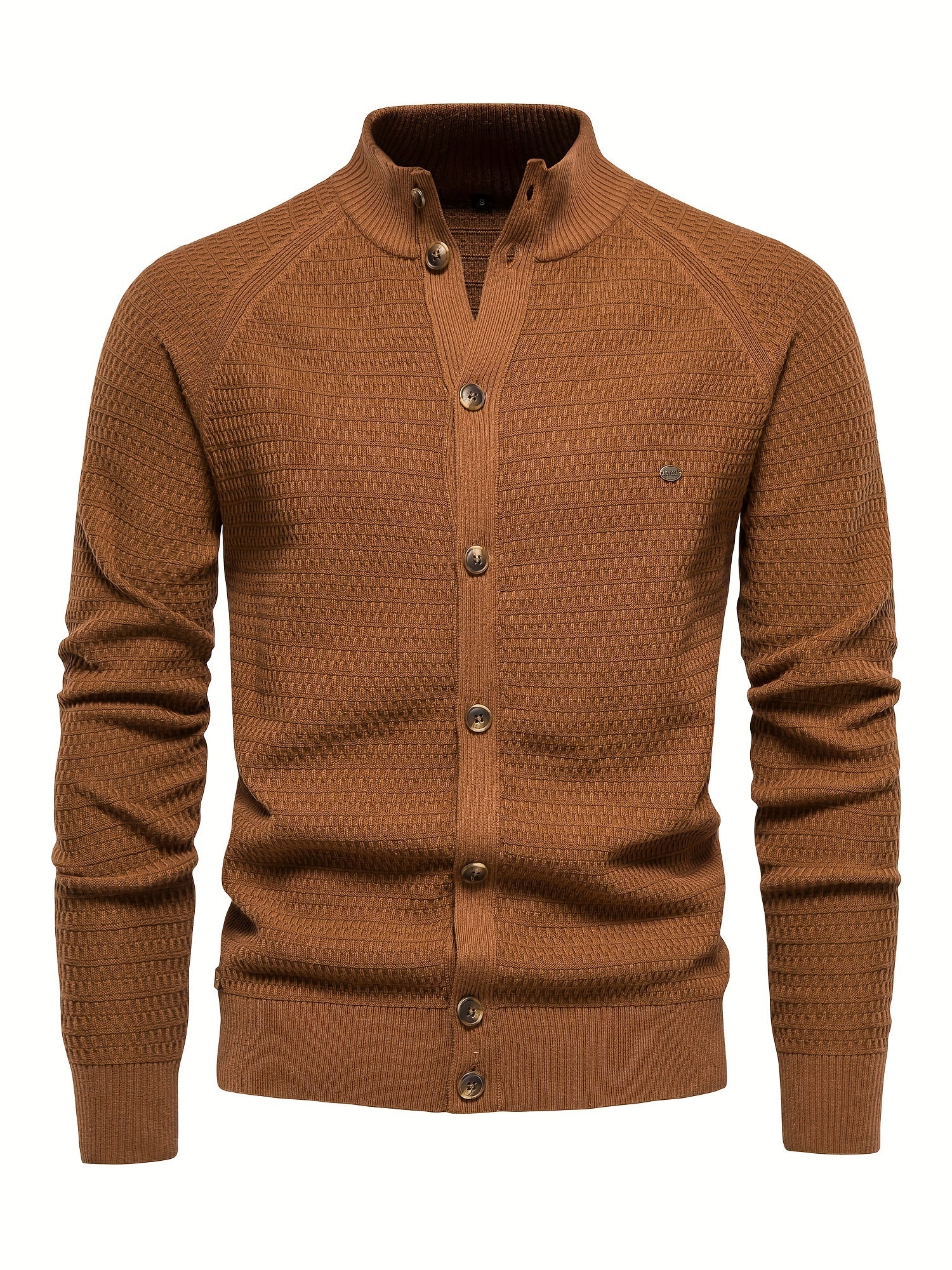 Herren Strickjacke im klassischen Design aus Baumwollmischung