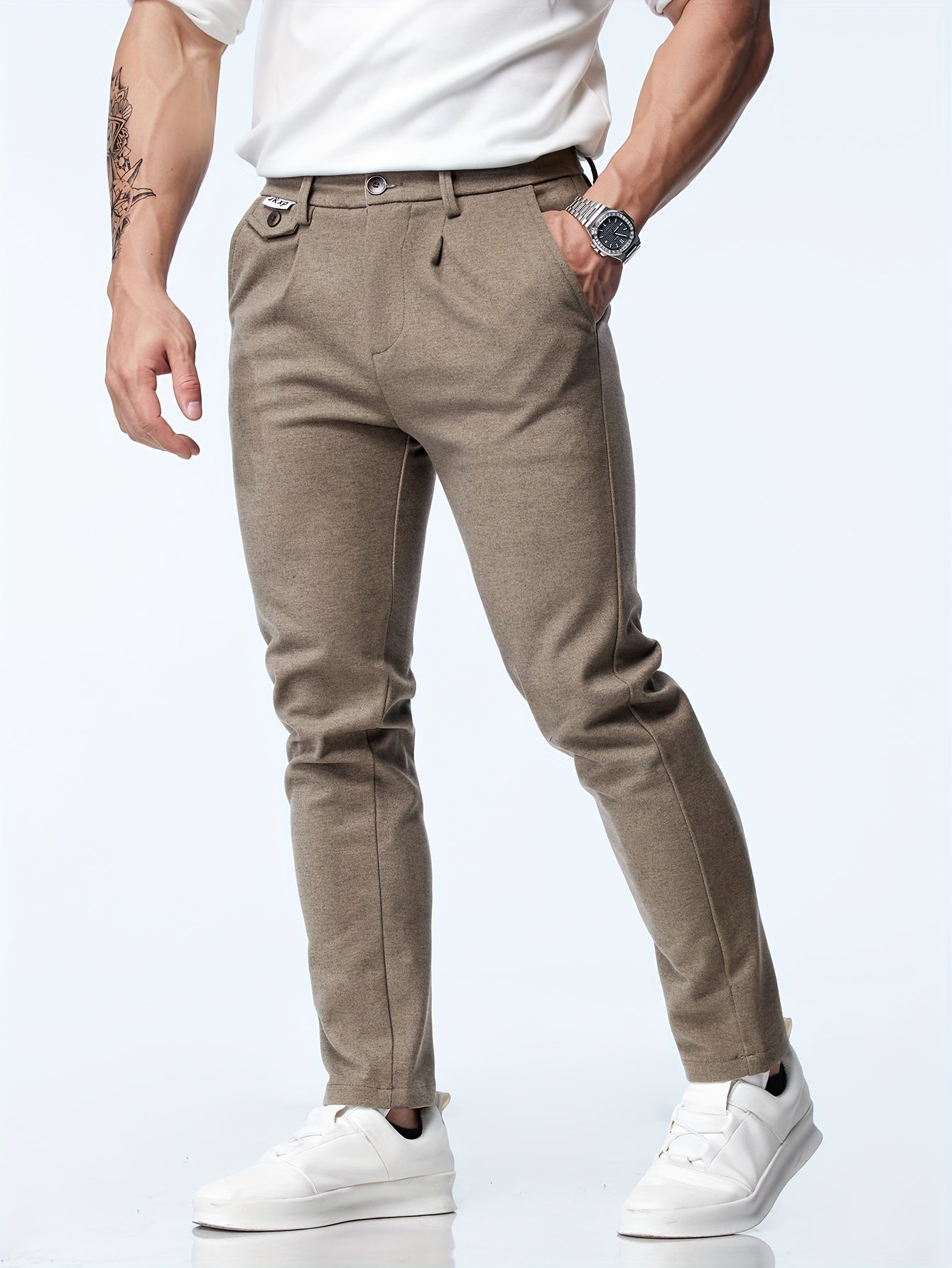 Herren Lässige Stretch Straight Hose