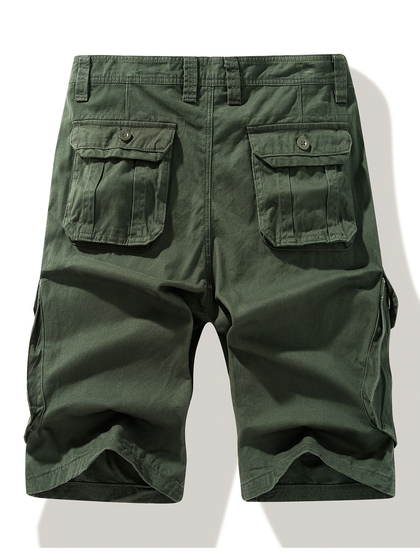 Lässige Herren Shorts aus Baumwolle mit Kordelzug und Knopftaschen