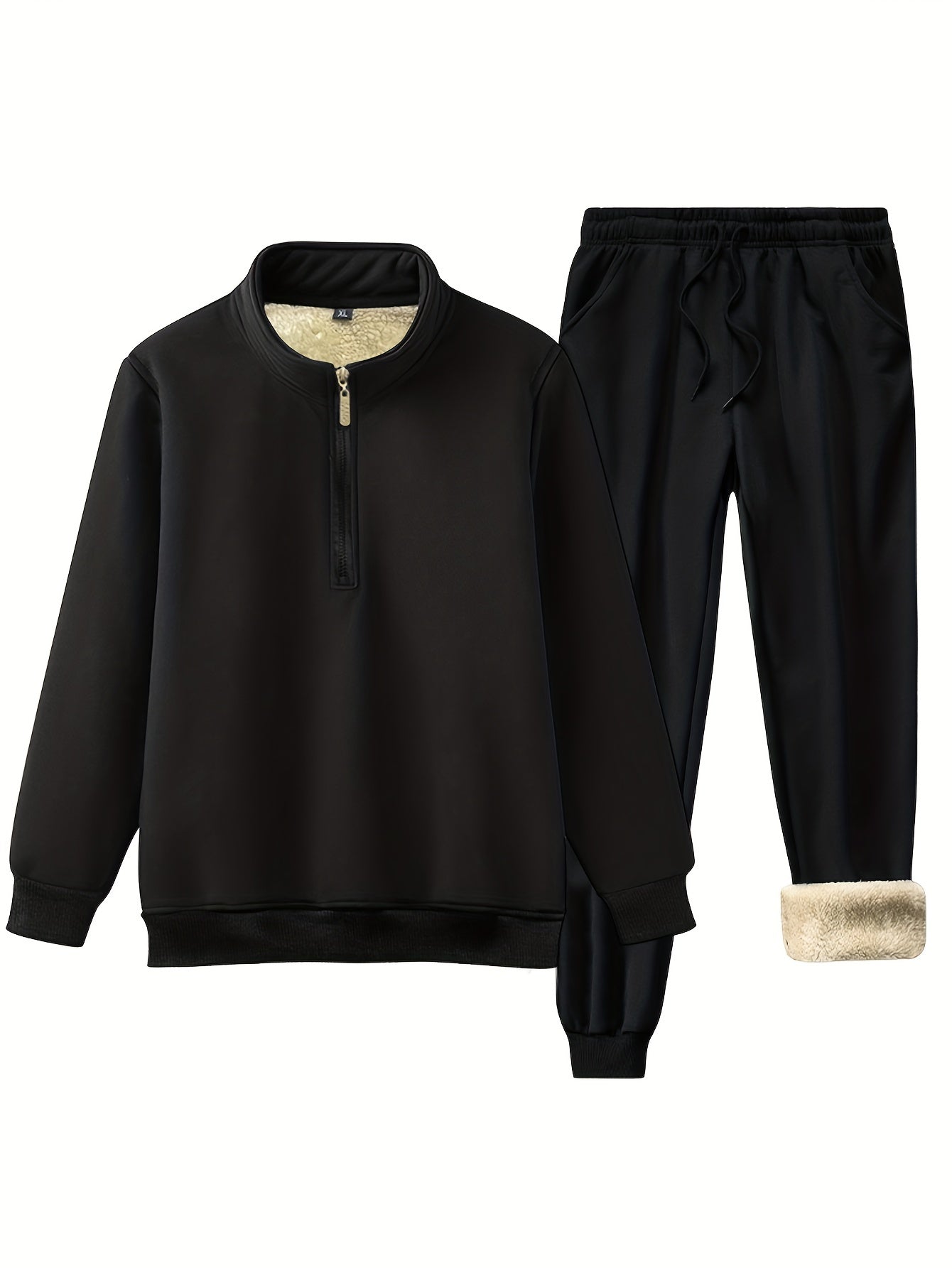 Lässiges Langarm Sweatshirt und Jogginghose Set