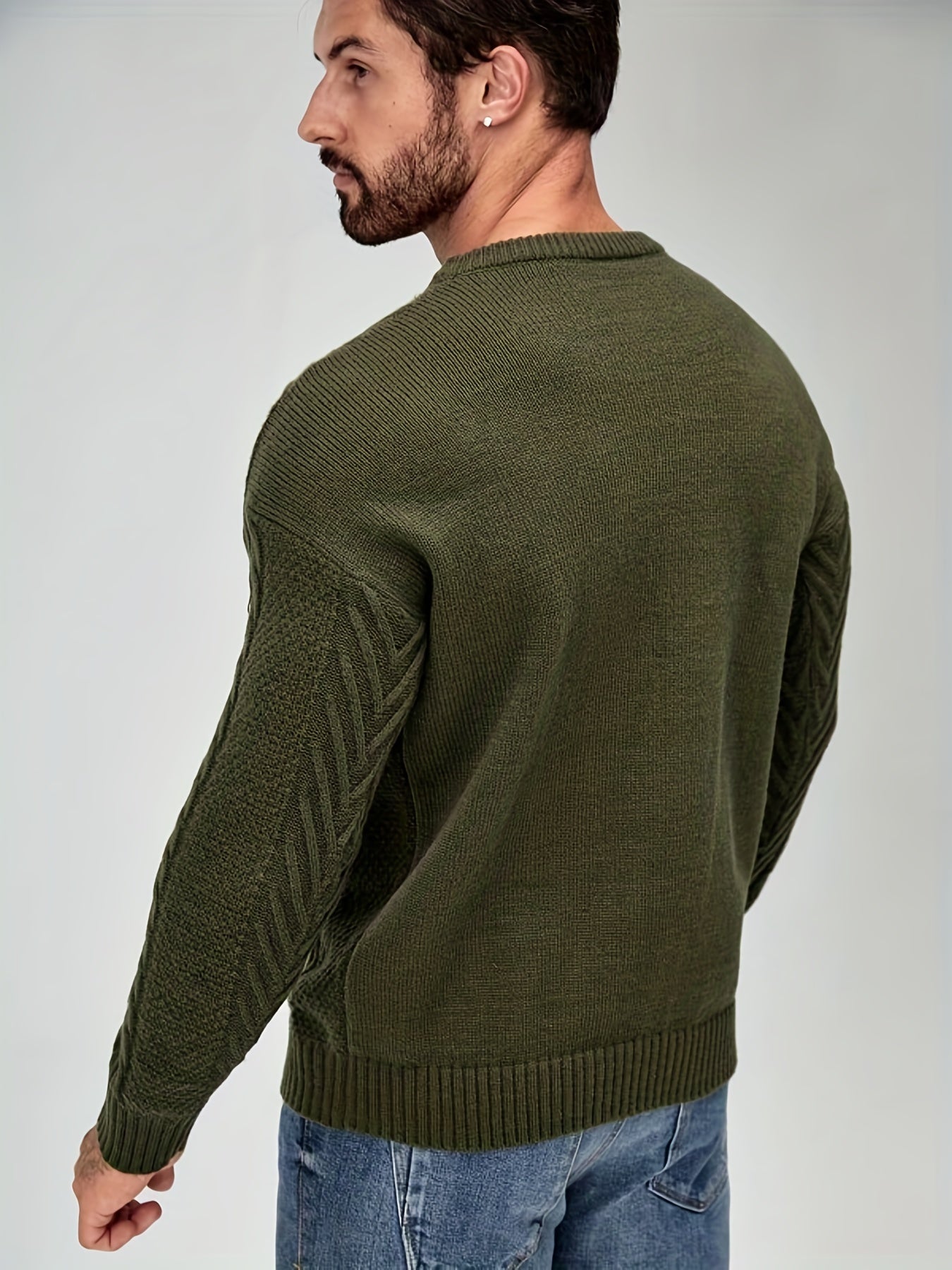 High Stretch Strickpullover für Herren