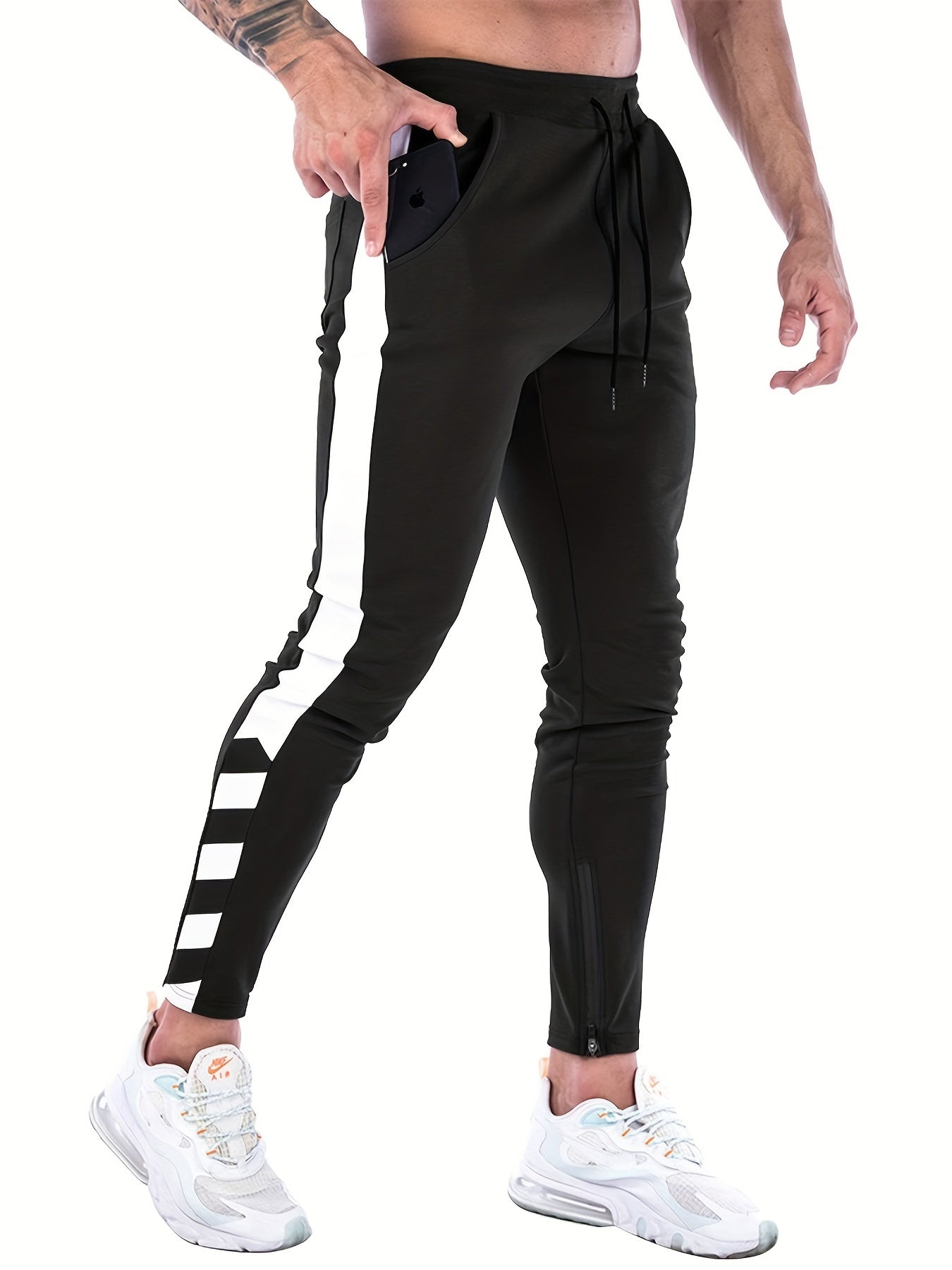 Lässige Sporthose mit Stretch Taille und Kordelzug