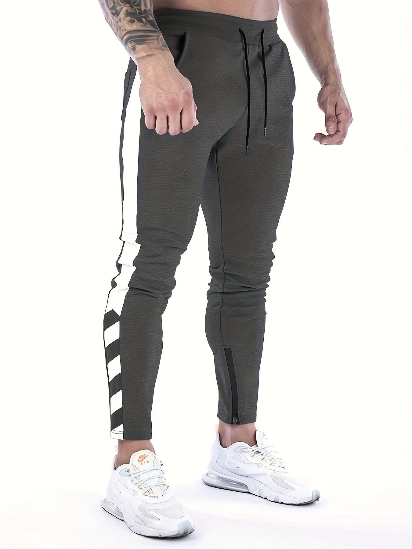 Lässige Sporthose mit Stretch Taille und Kordelzug