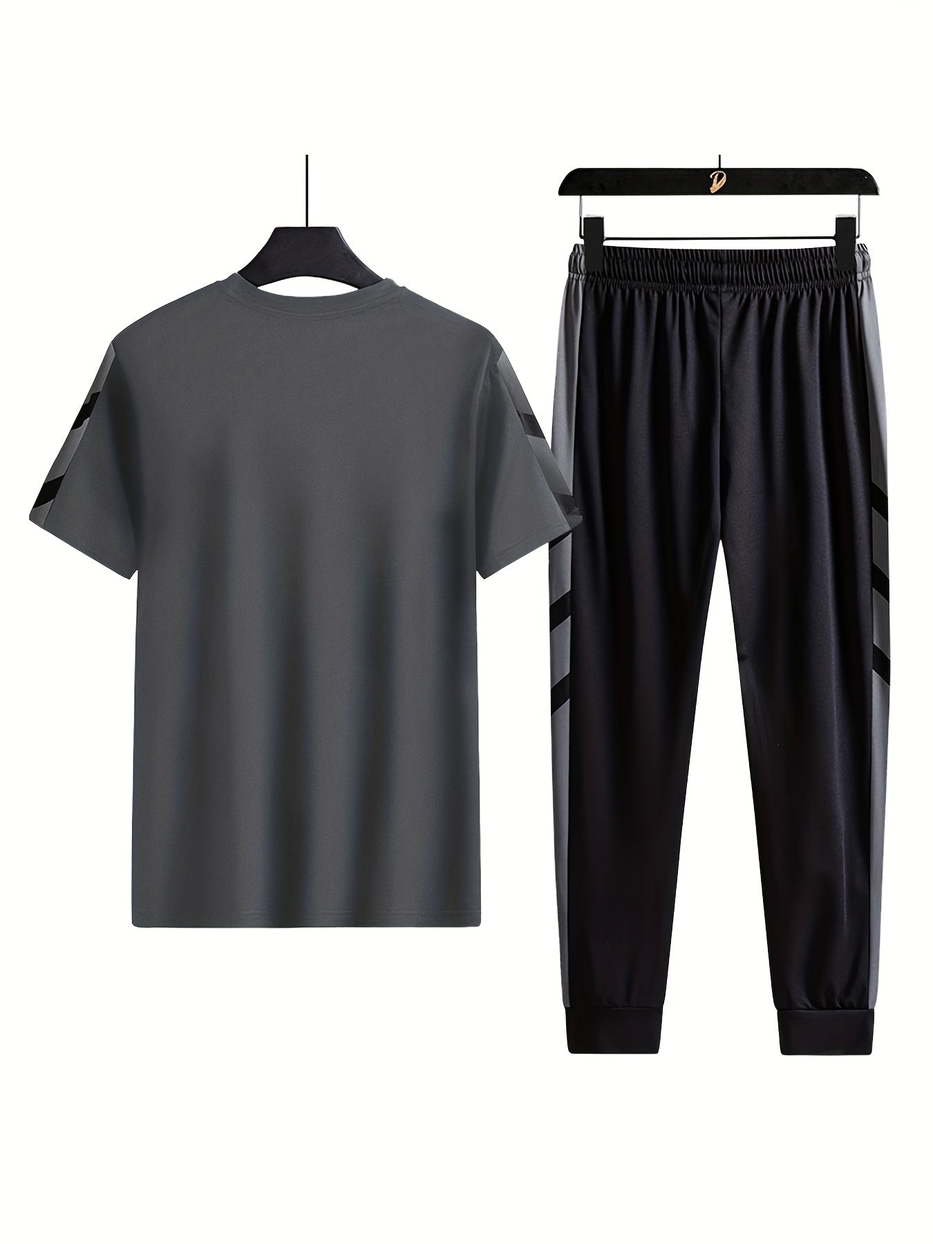 Kurzarm T-Shirt und Kordelzug Hose Set