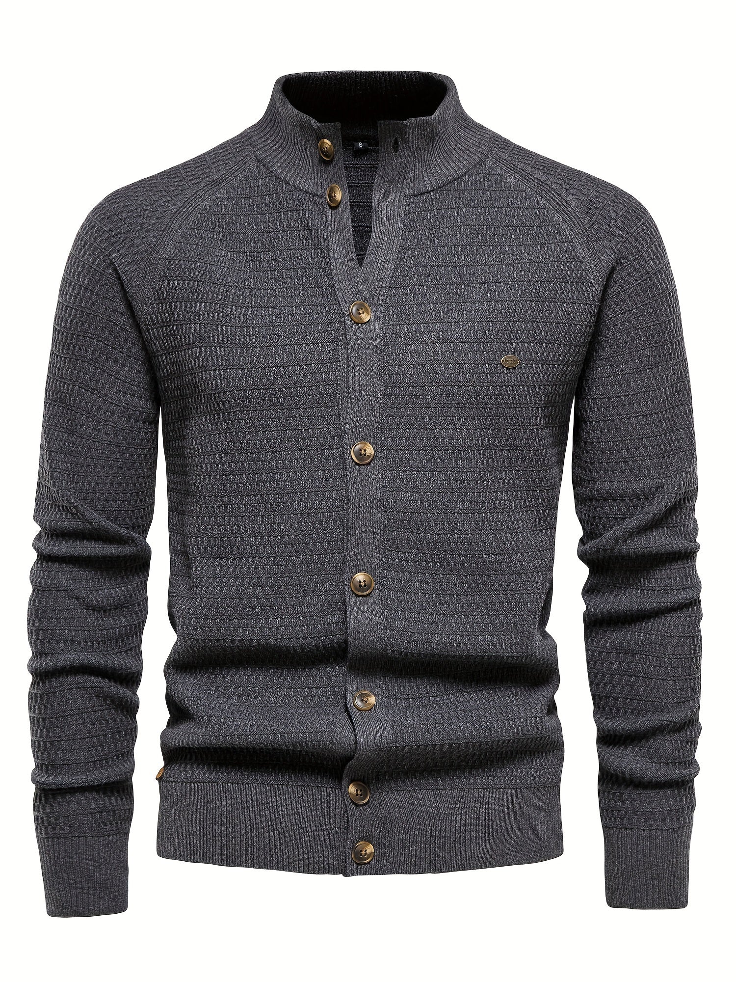 Herren Strickjacke im klassischen Design aus Baumwollmischung