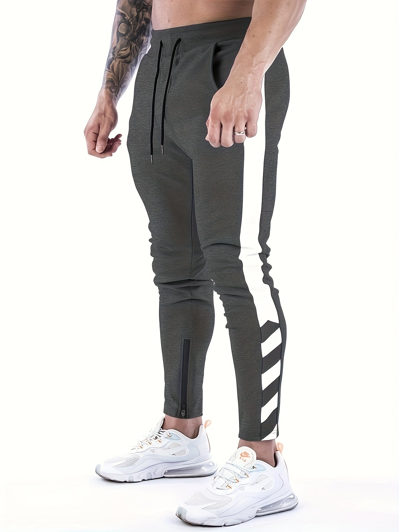 Lässige Sporthose mit Stretch Taille und Kordelzug