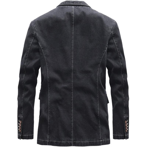 Schwarze Jeansjacke