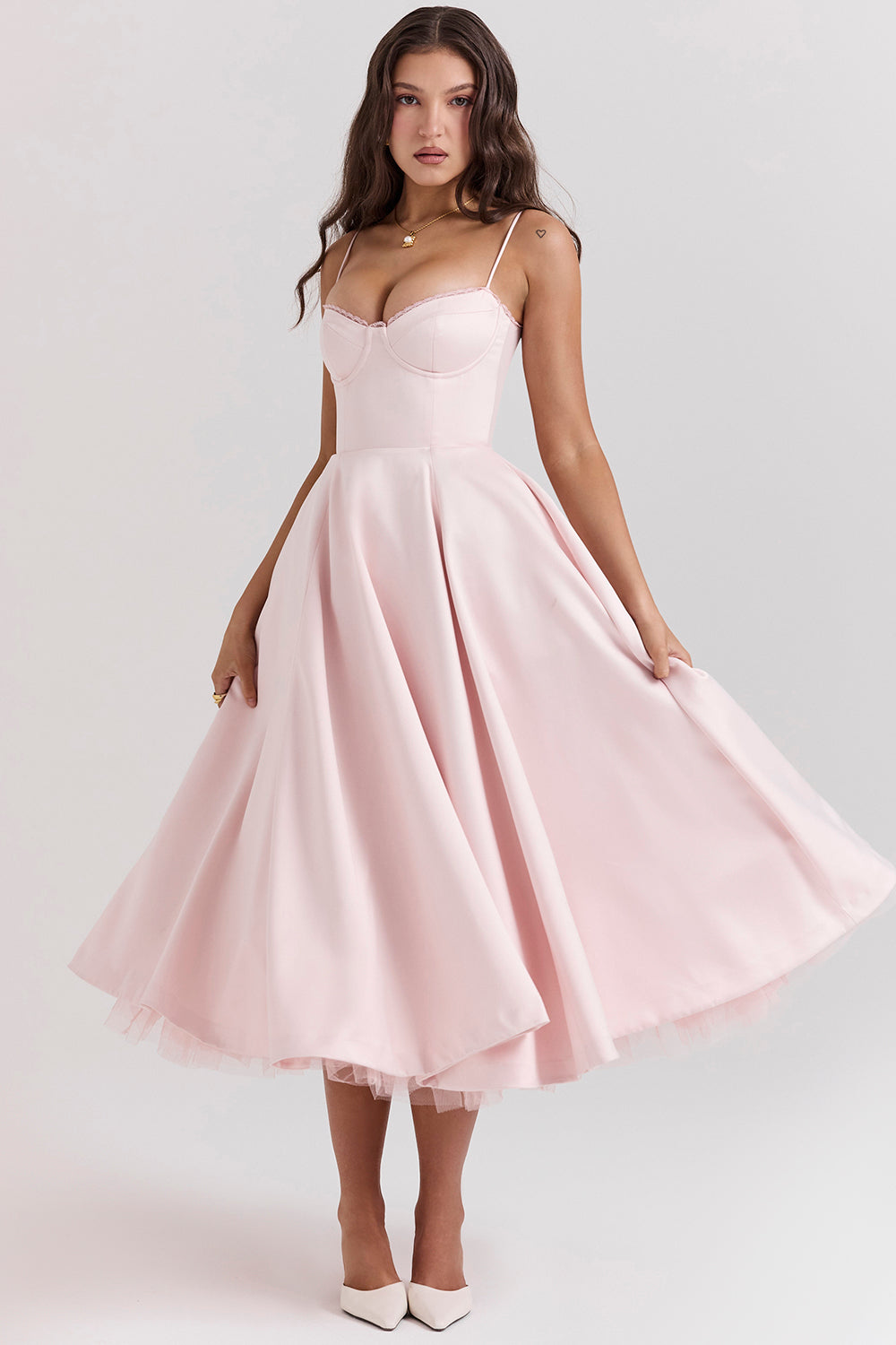 Tule Midi Kleid