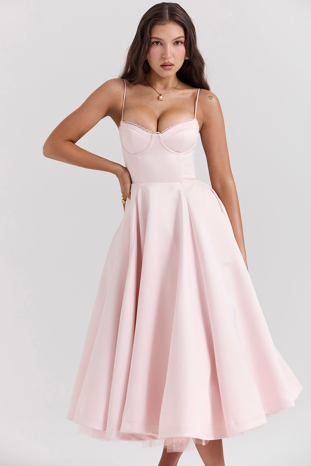 Tule Midi Kleid