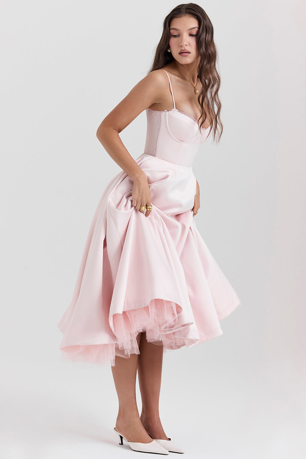 Tule Midi Kleid