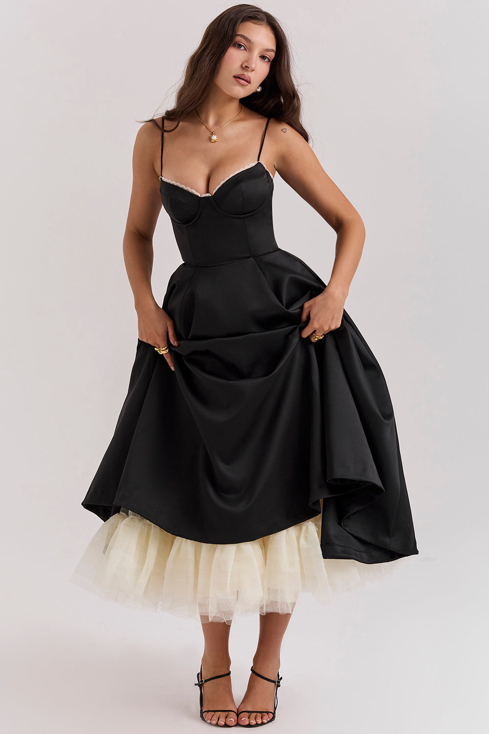 Tule Midi Kleid