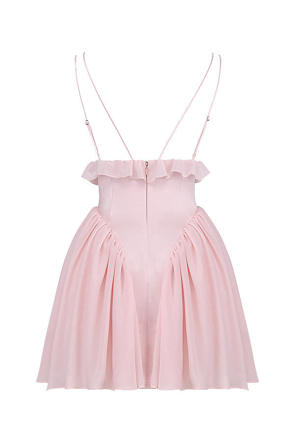 Ballerina Babypuppen Minikleid in Rosa